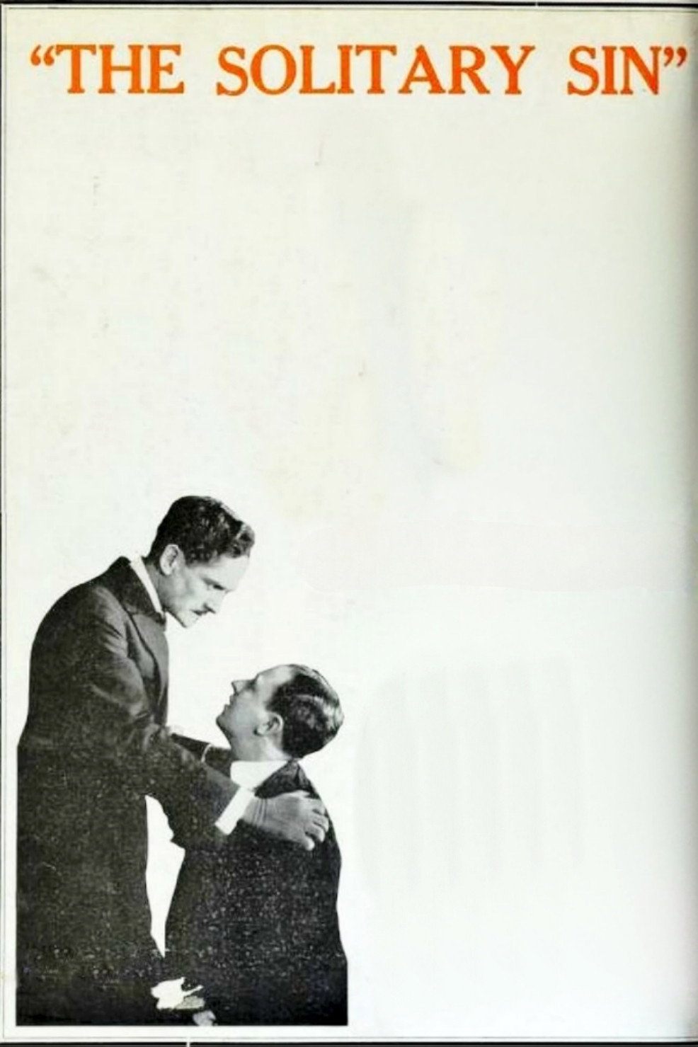The Solitary Sin (1919) poster