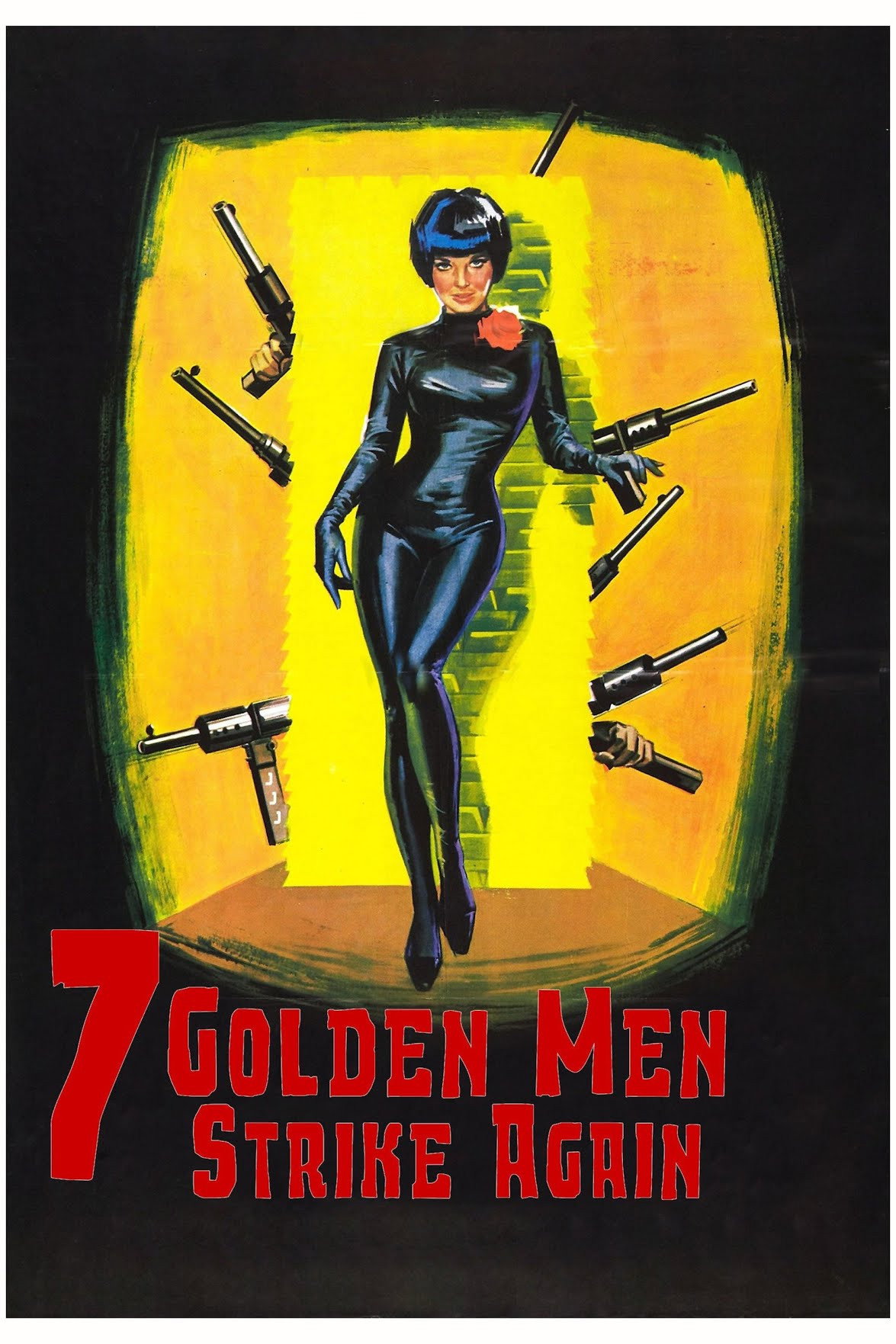 Seven Golden Men Strike Again (1966) poster