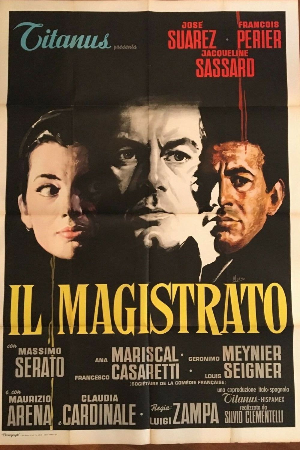 The Magistrate (1959) poster