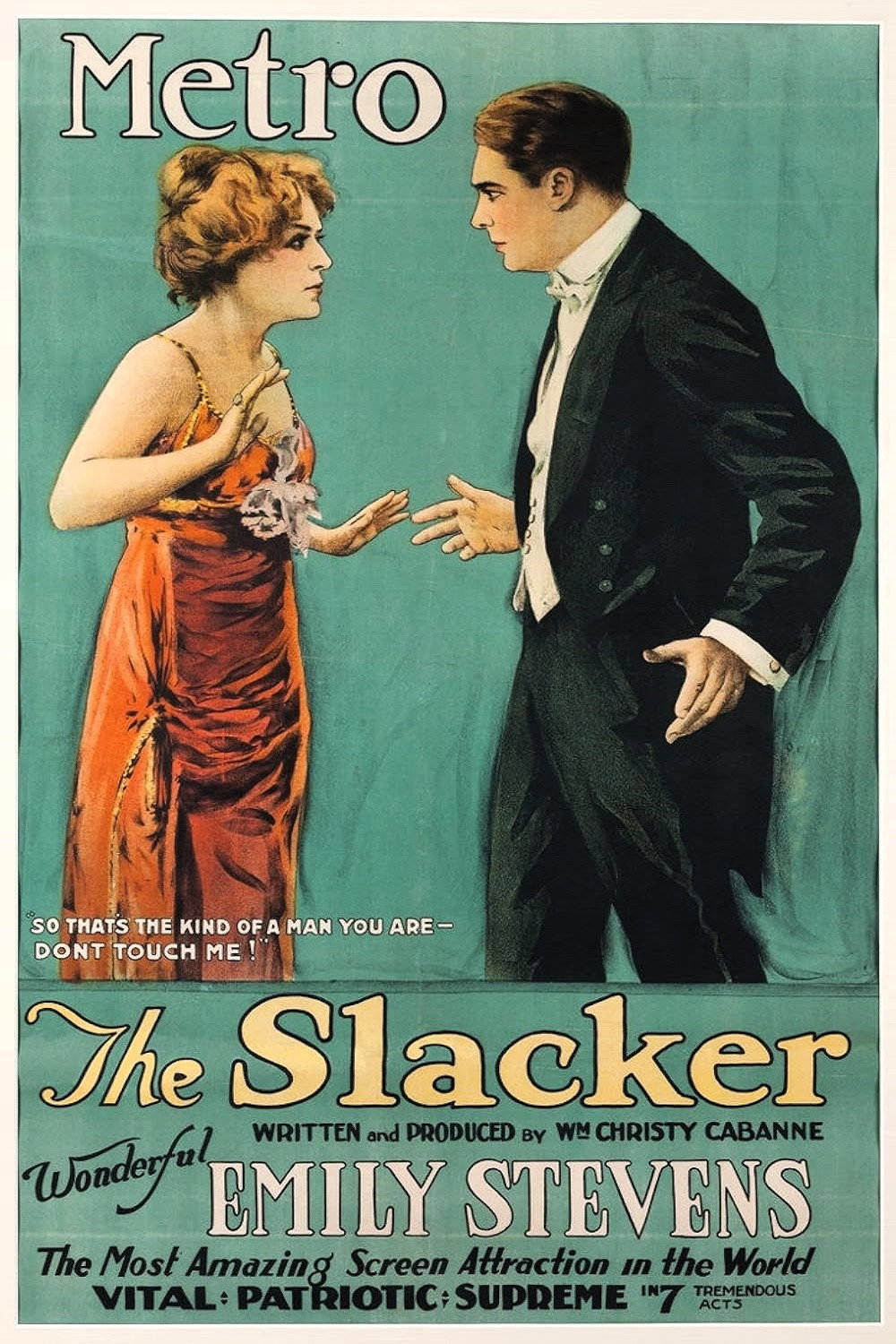 The Slacker (1917) poster