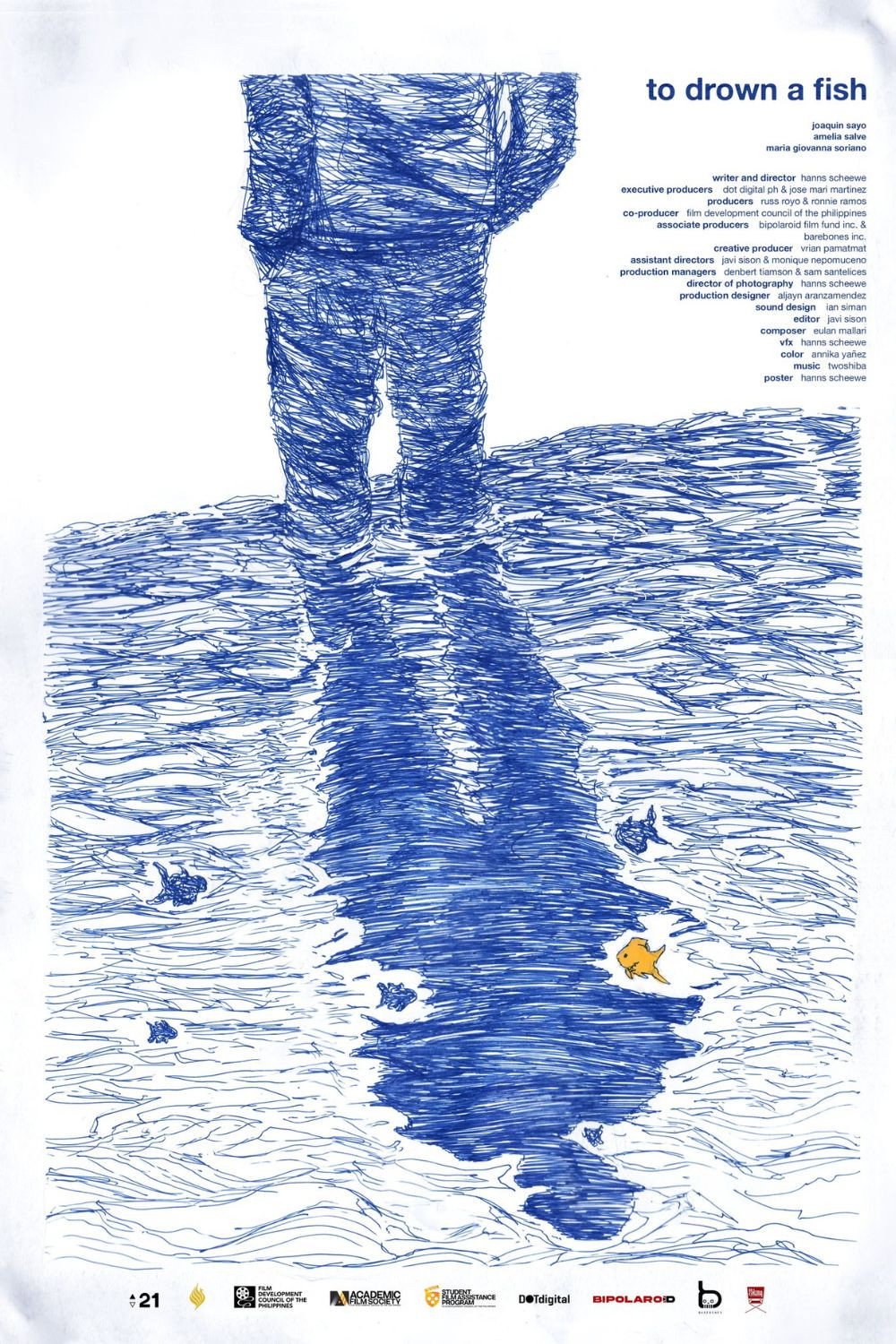 to drown a fish (2024) poster