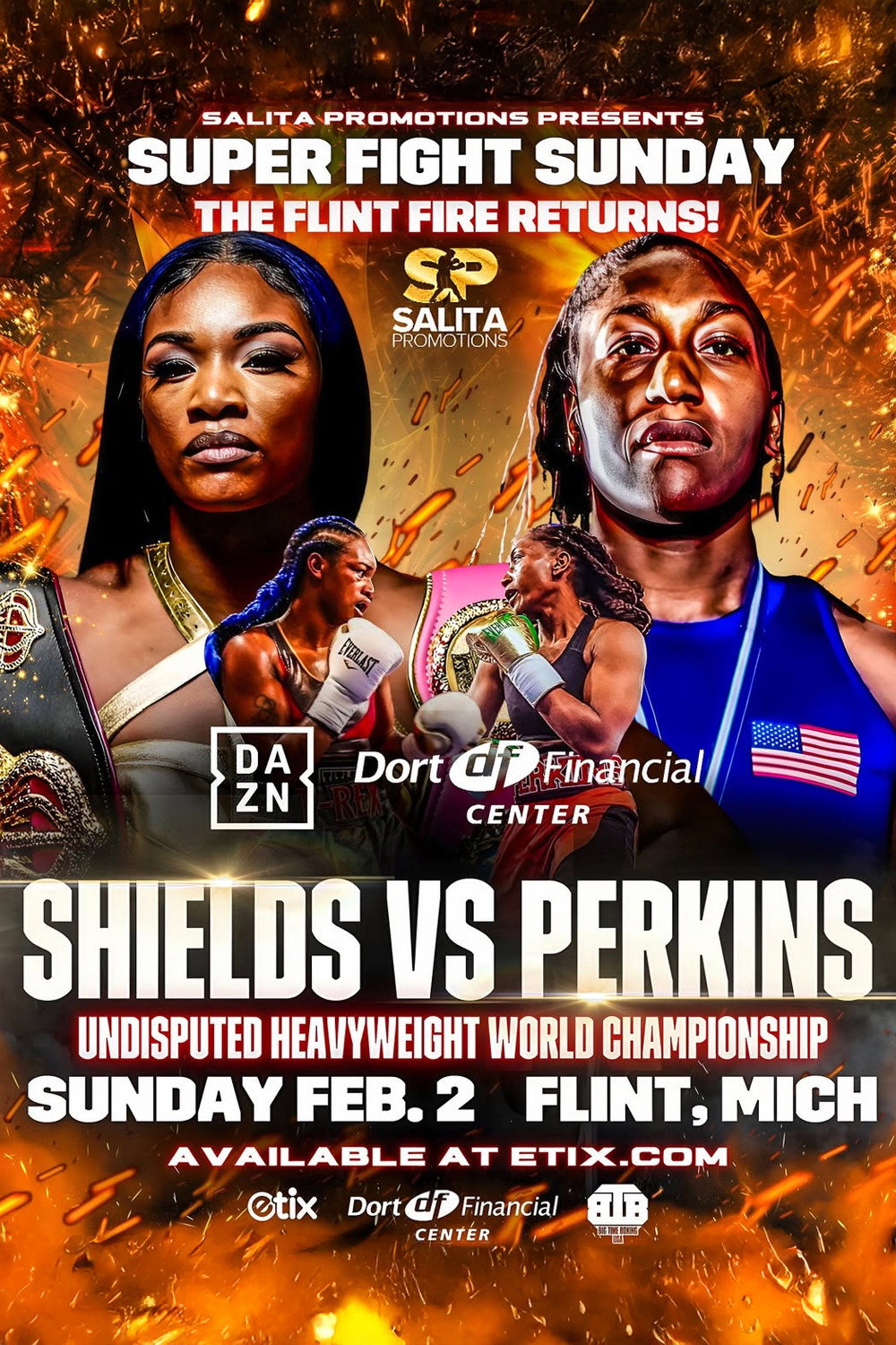 Claressa Shields vs. Danielle Perkins (2025) poster