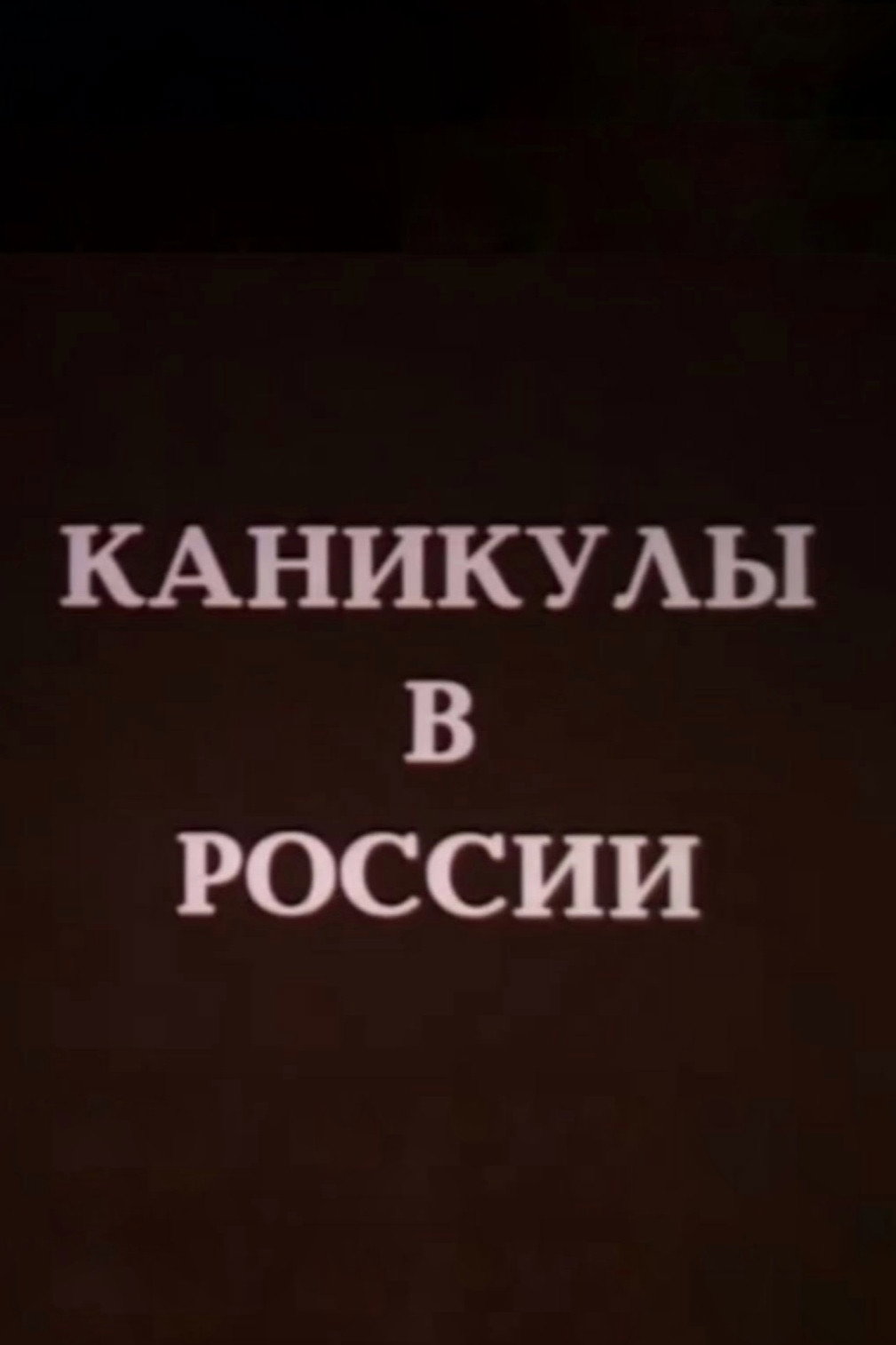 Holidays in Russia (1994) poster