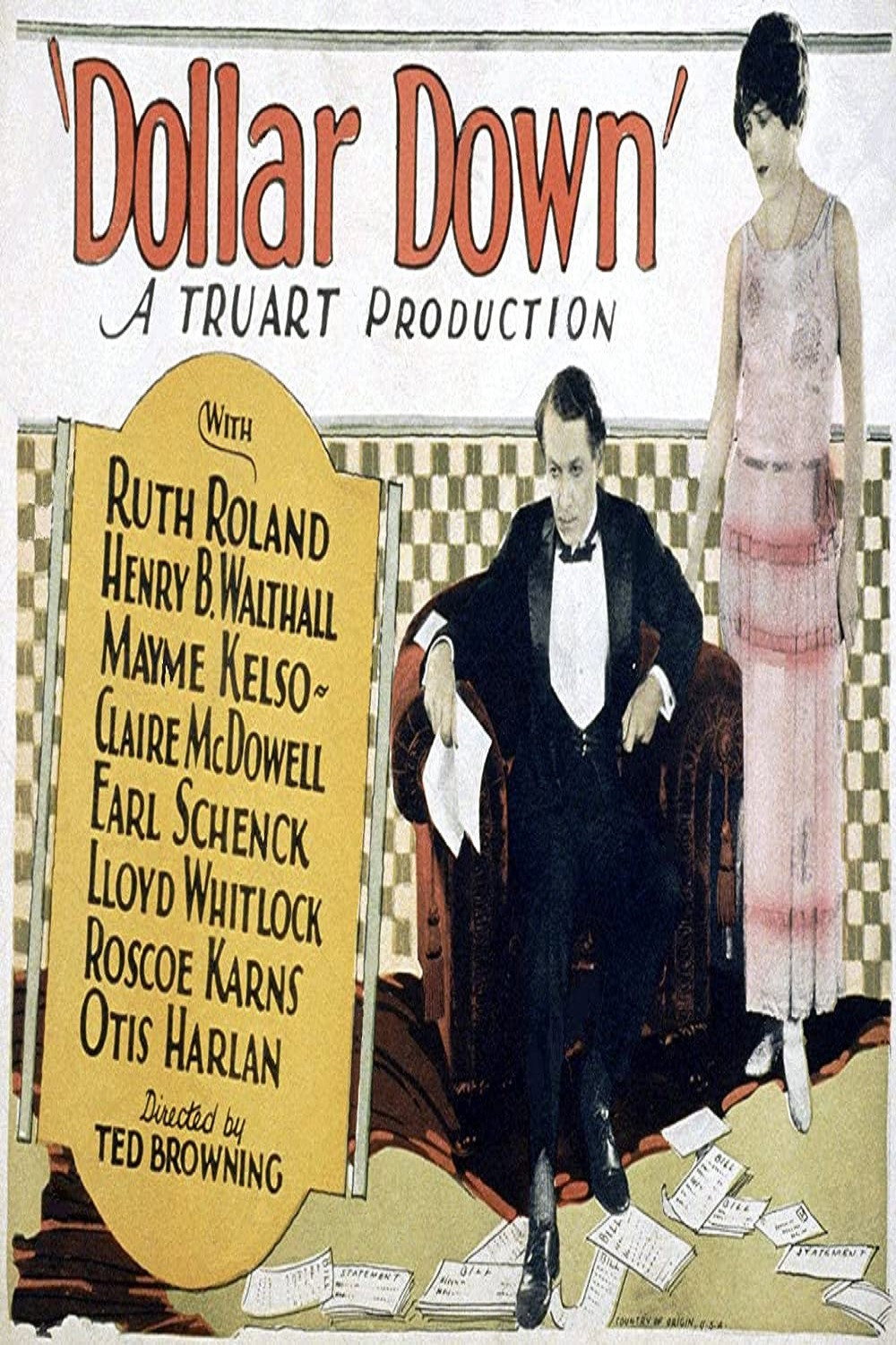 Dollar Down (1925) poster