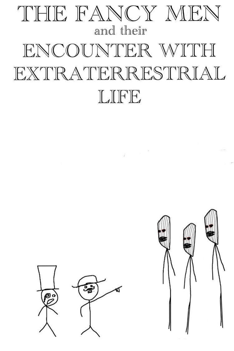 THE FANCY MEN AND THEIR ENCOUNTER WITH EXTRATERRESTRIAL LIFE (2024) poster