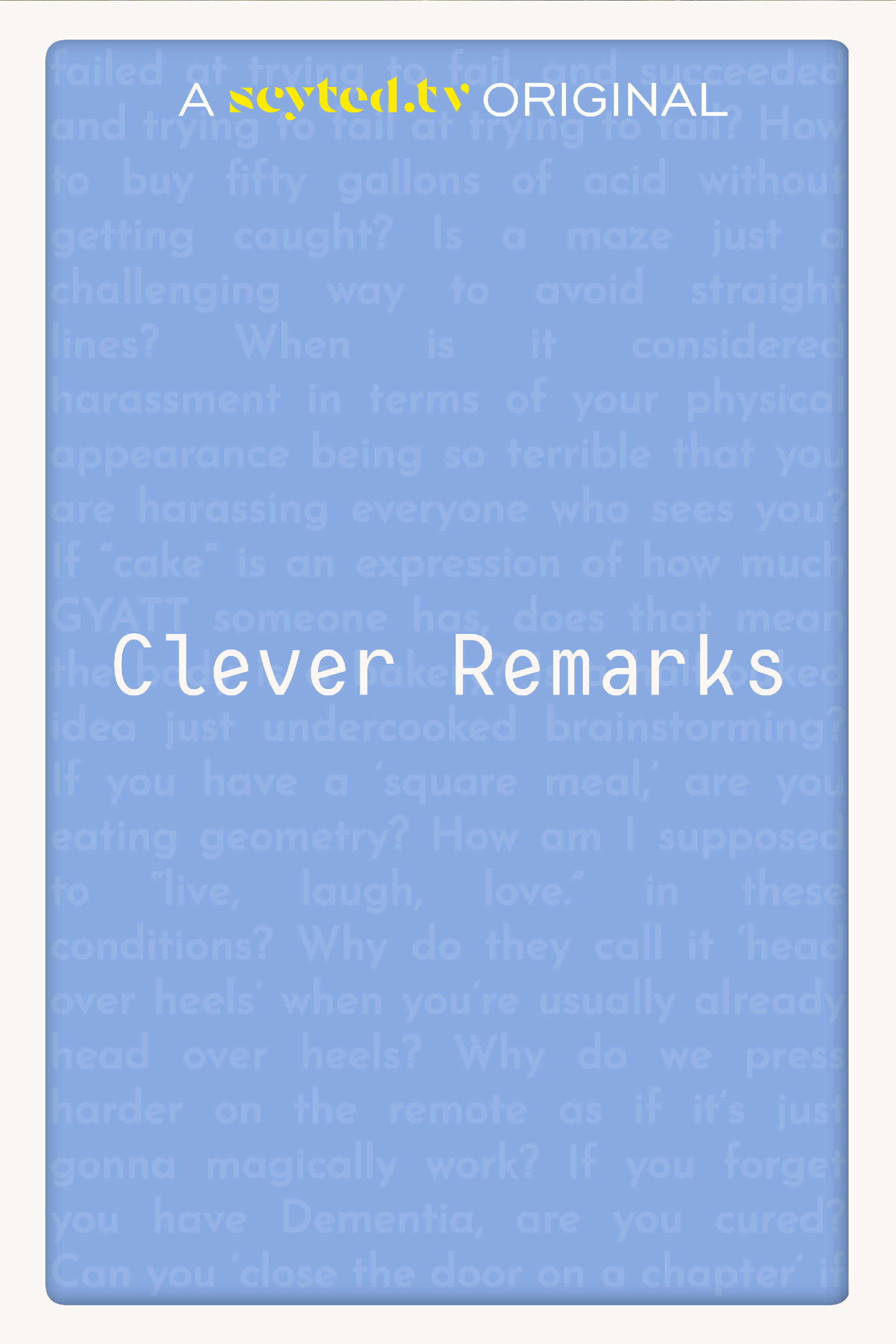 Clever Remarks (2024) poster