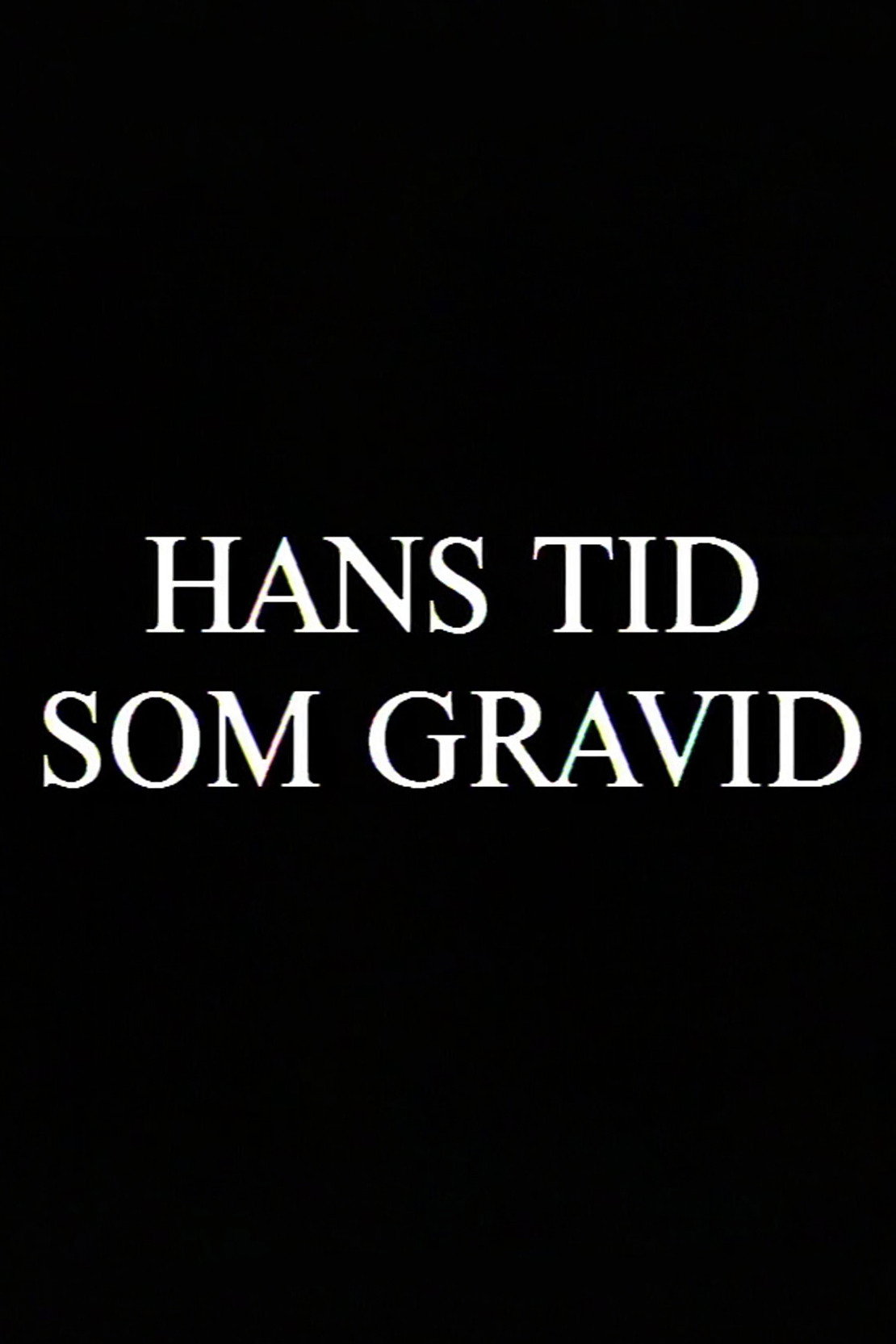 Hans tid som gravid (1990) poster