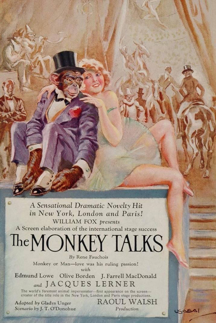 The Monkey Talks (1927) poster