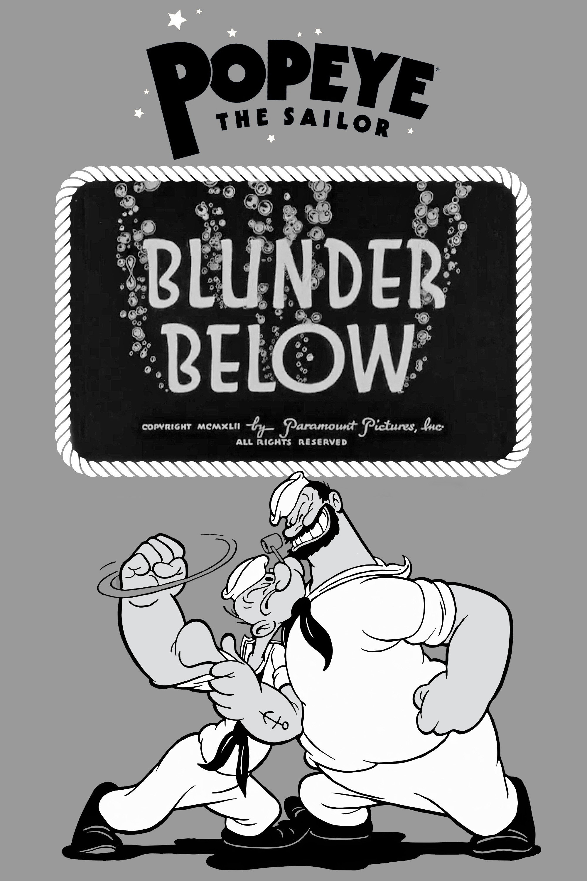 Blunder Below (1942) poster