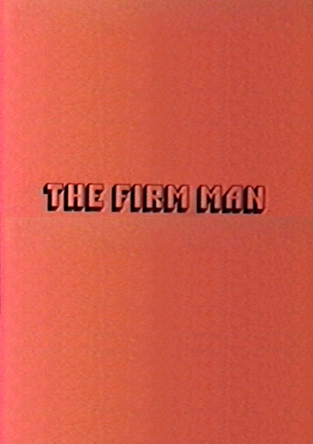 The Firm Man (1975) poster