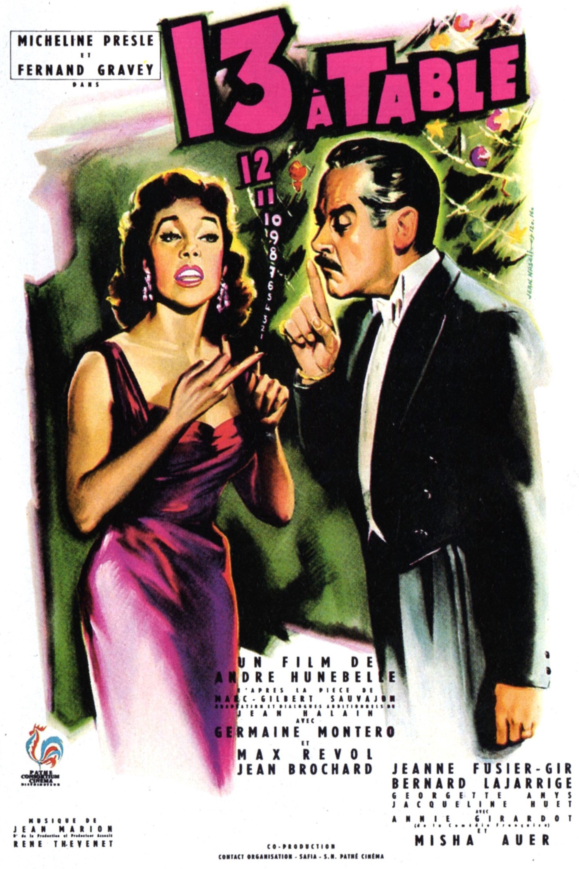 Thirteen at the Table (1955) poster