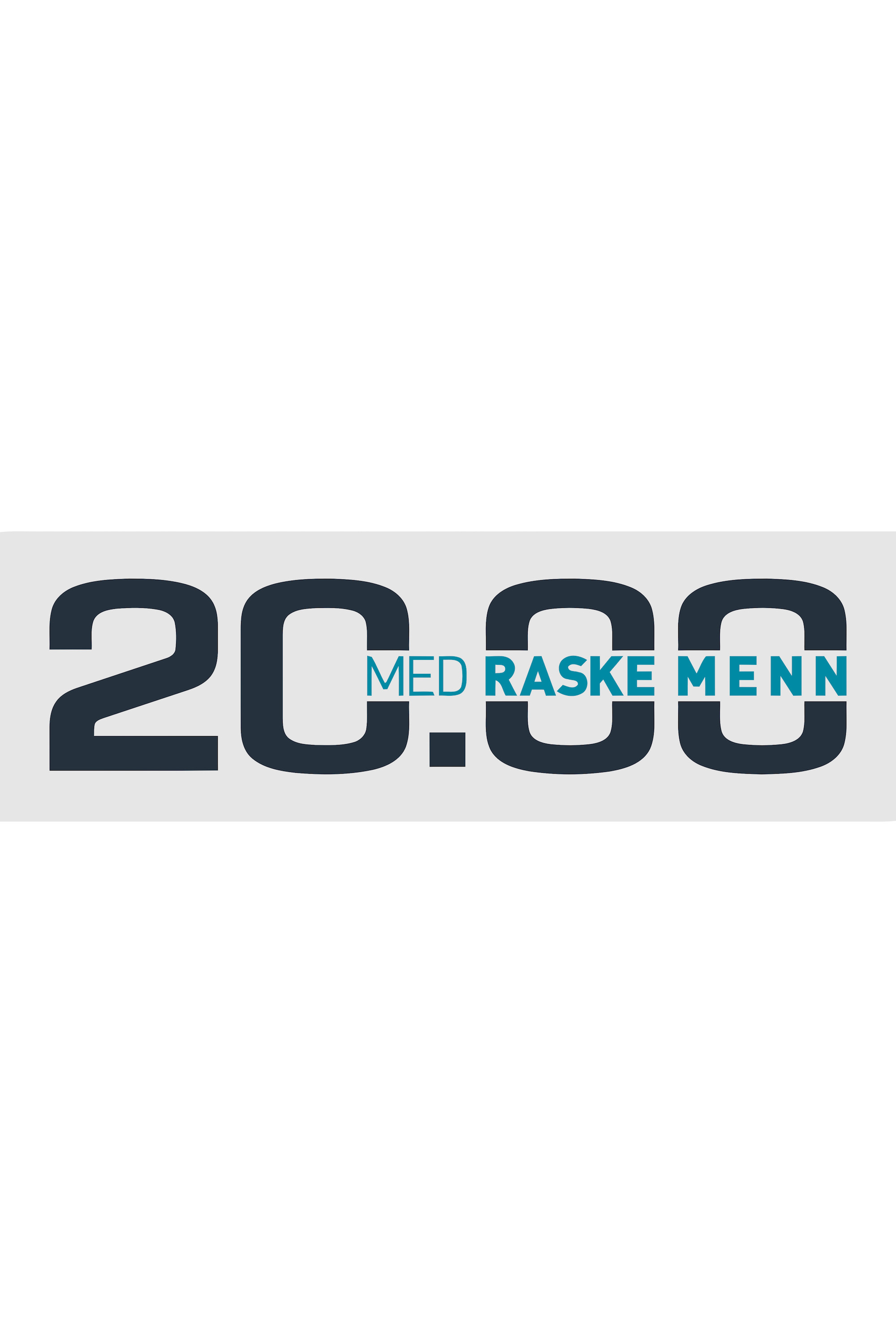 20.00 med Raske Menn (2012) poster