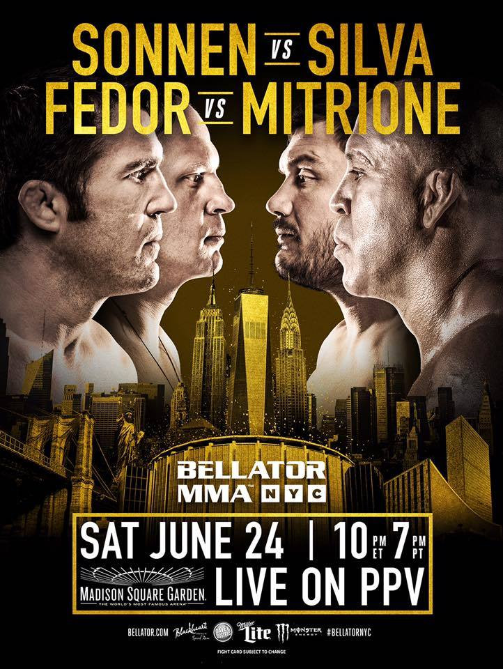 Bellator 180: Sonnen vs. Silva (2017) poster