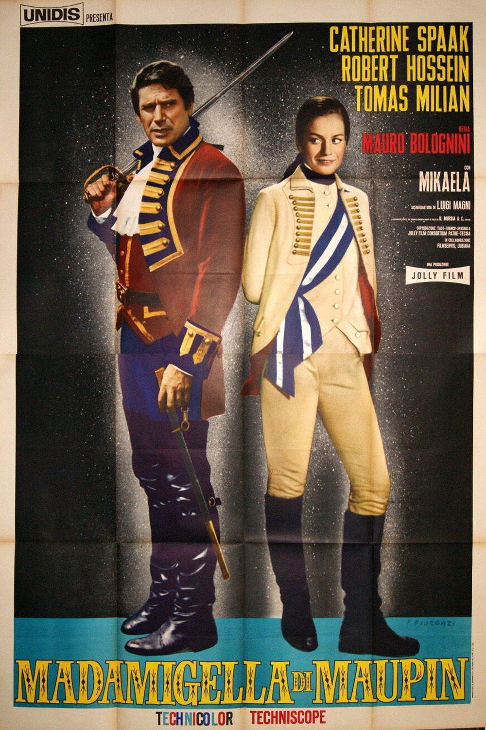 Mademoiselle de Maupin (1966) poster
