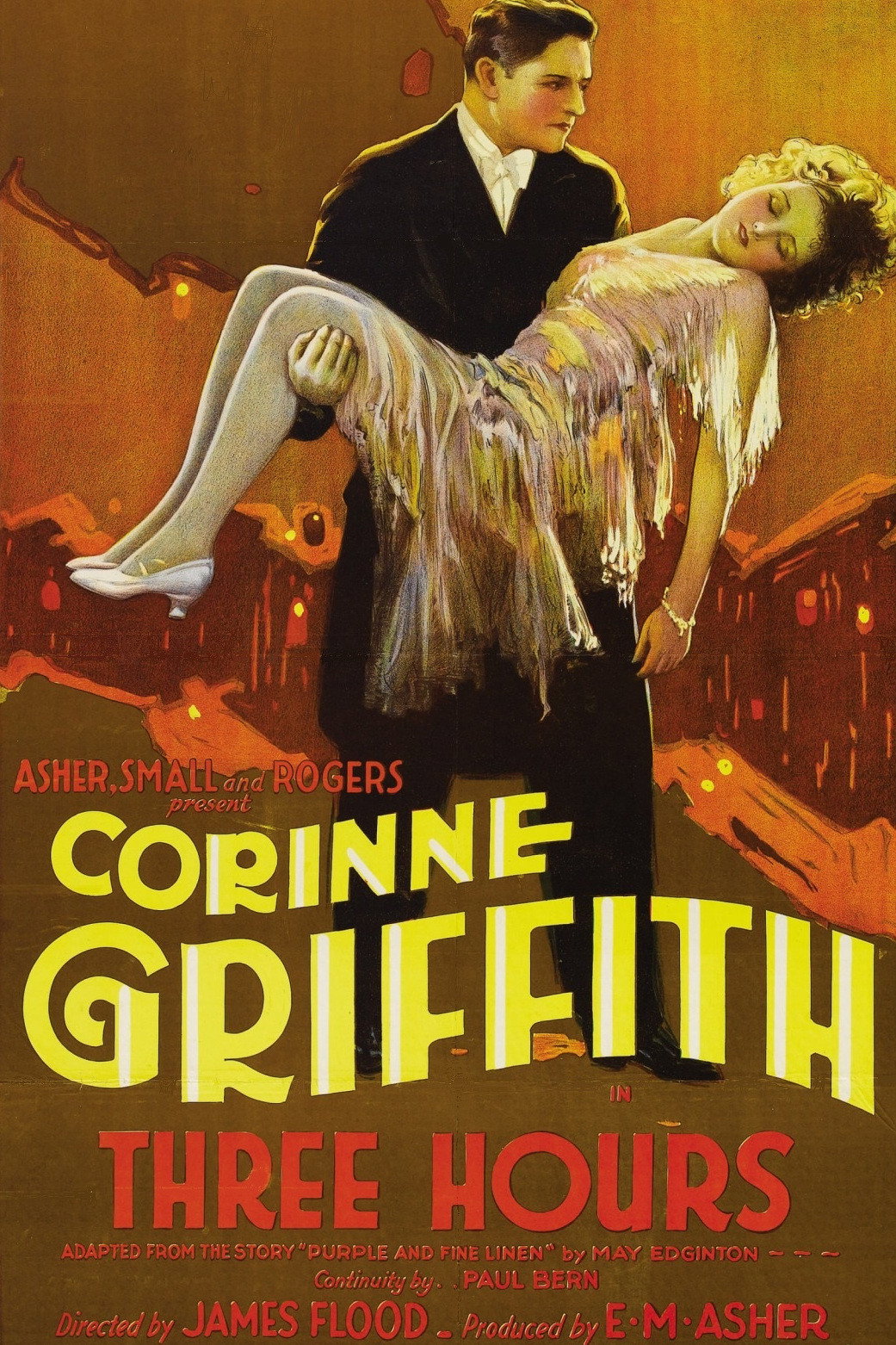 Three Hours (1927) poster
