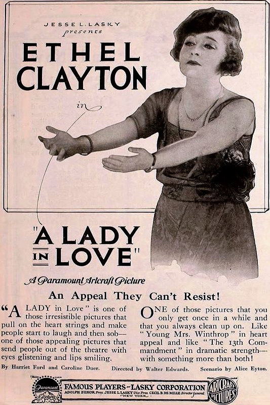 A Lady in Love (1920) poster