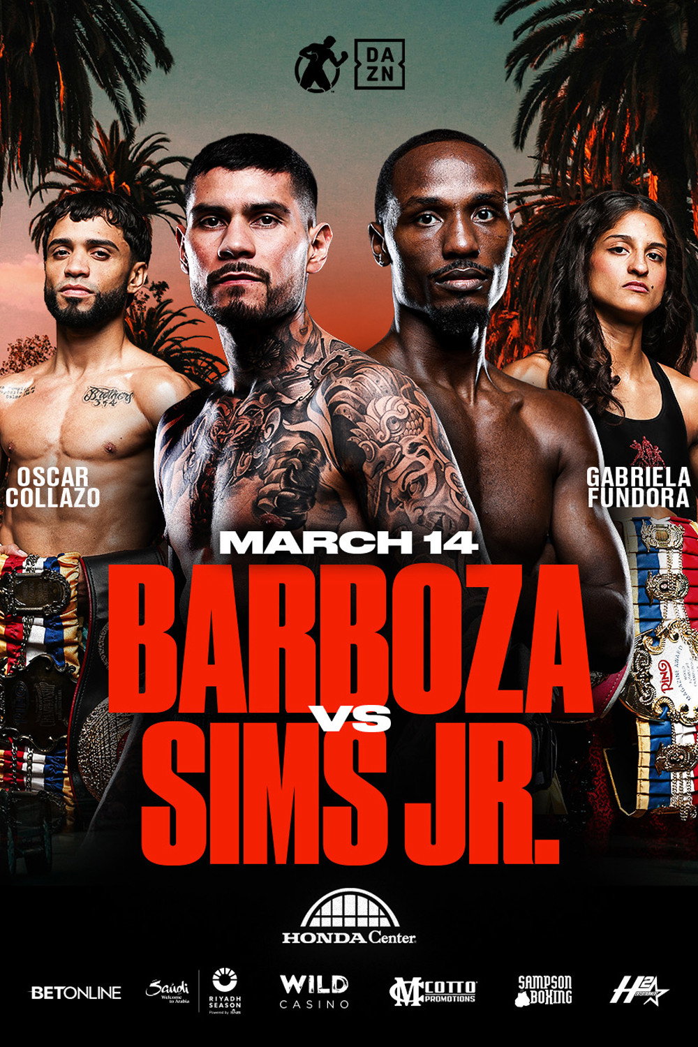 Arnold Barboza Jr. vs. Kenneth Sims Jr. (2026) poster