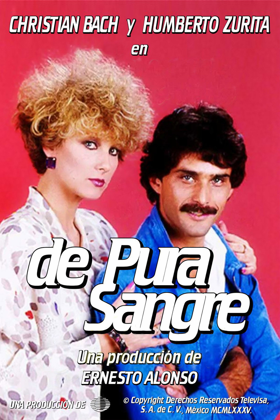 De pura sangre (1985) poster