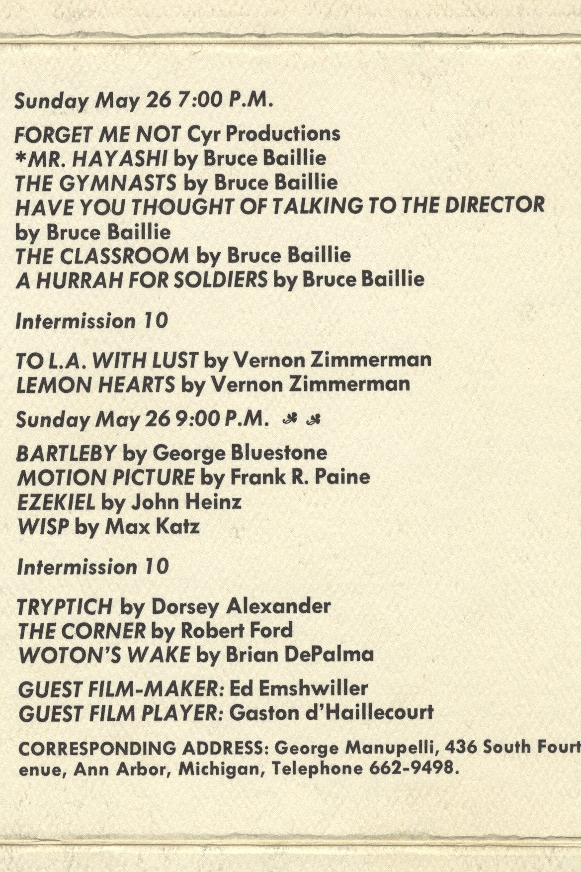 Wisp (1963) poster