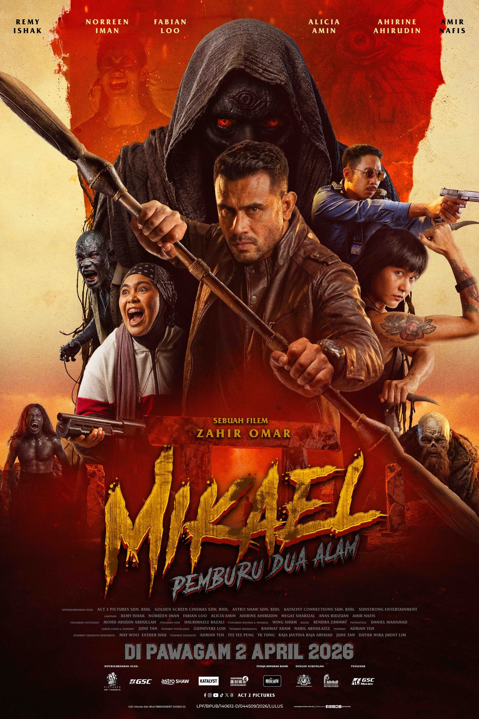 Mikael: Pemburu Dua Alam (2026) poster
