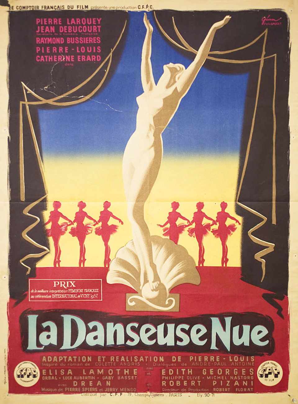 La Danseuse nue (1952) poster