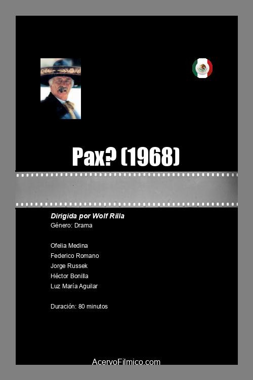 Pax? (1968) poster