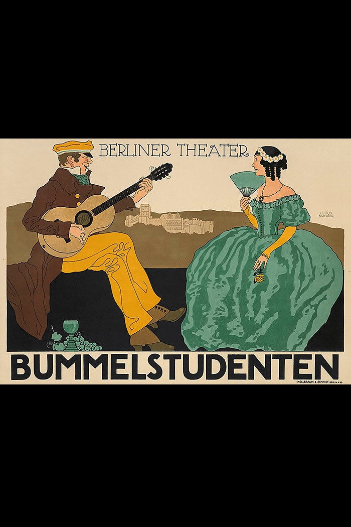 Bummelstudenten (1916) poster