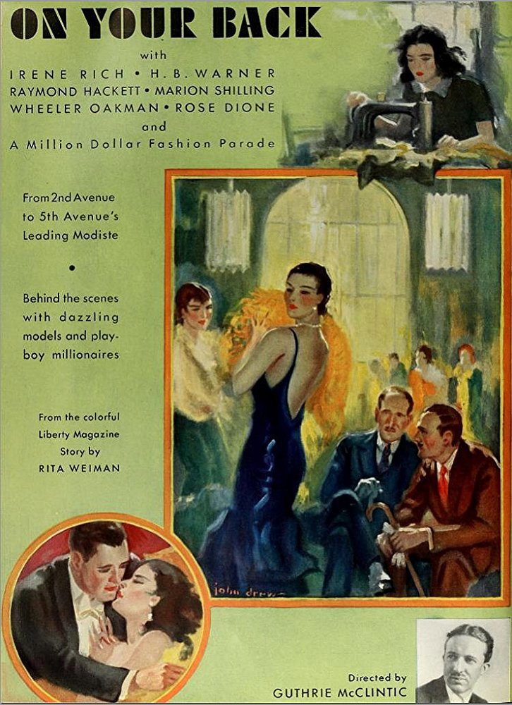 On Your Back (1930) poster