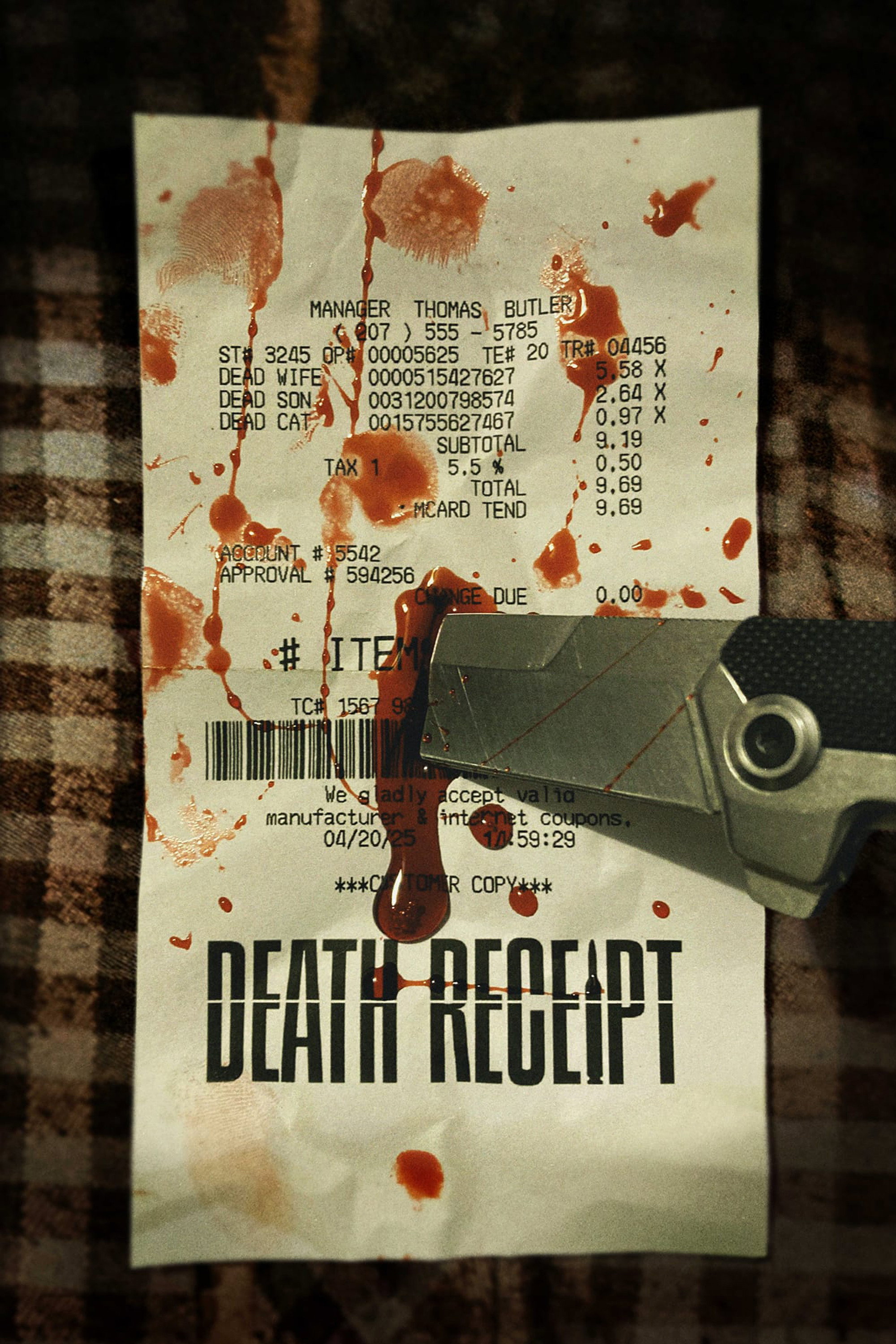 Death Receipt (2026) poster