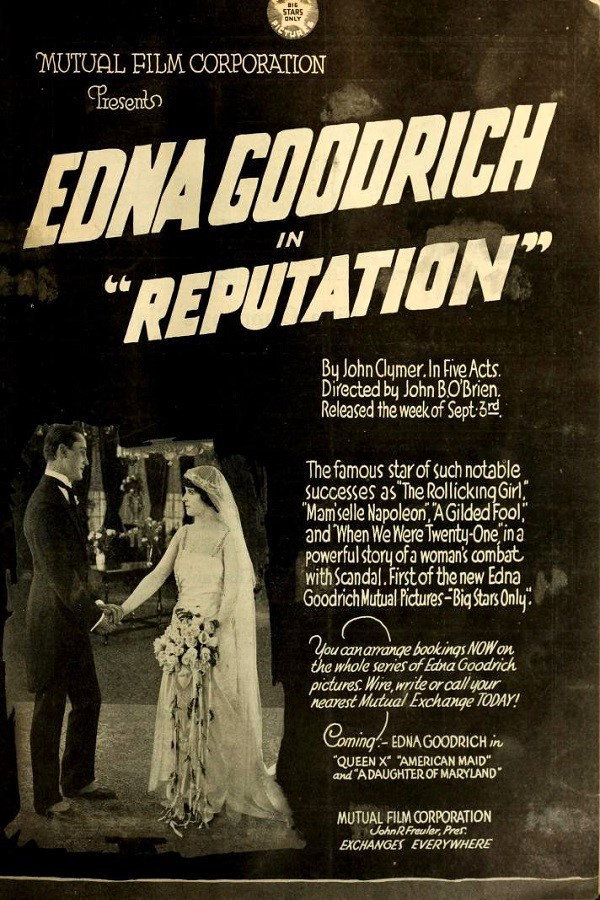 Reputation (1917) poster