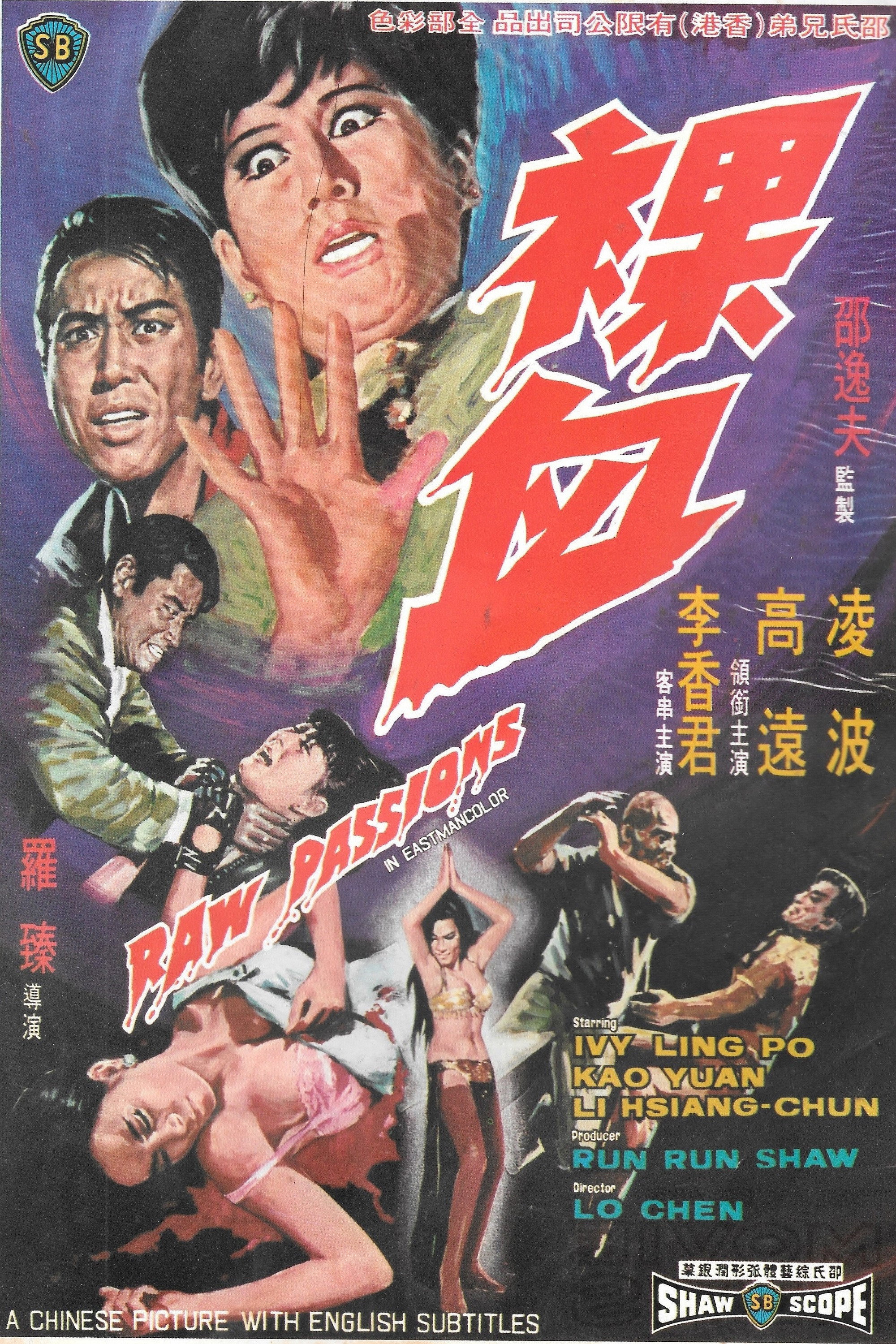Raw Passions (1969) poster