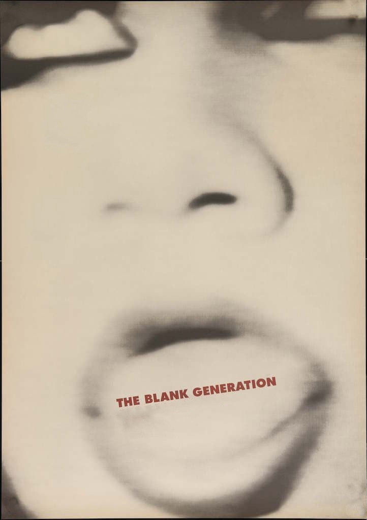 The Blank Generation (1976) poster