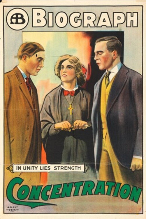 Concentration (1914) poster