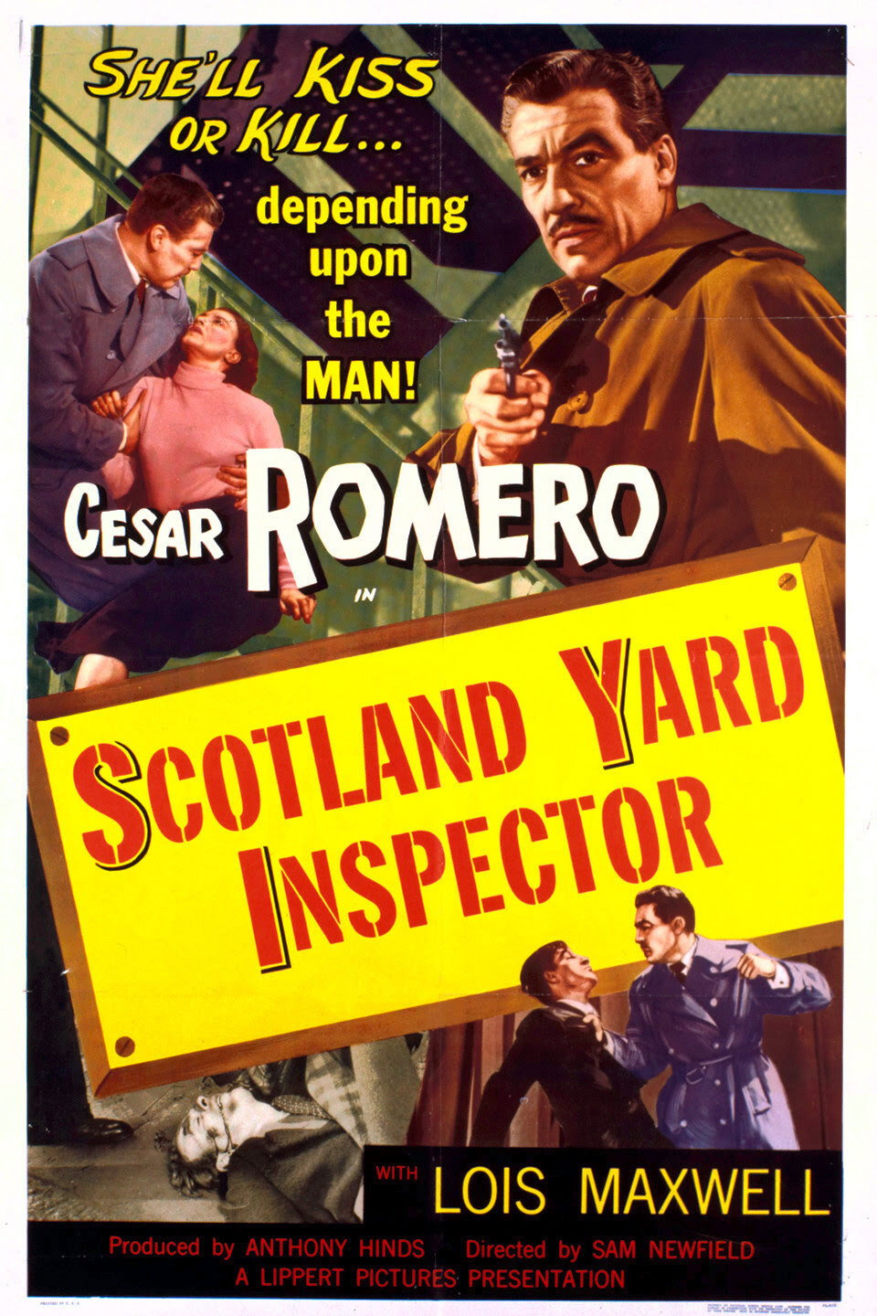 Lady in the Fog (1952) poster