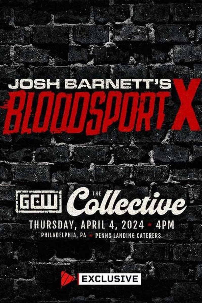 GCW Josh Barnett's Bloodsport X (2024) poster