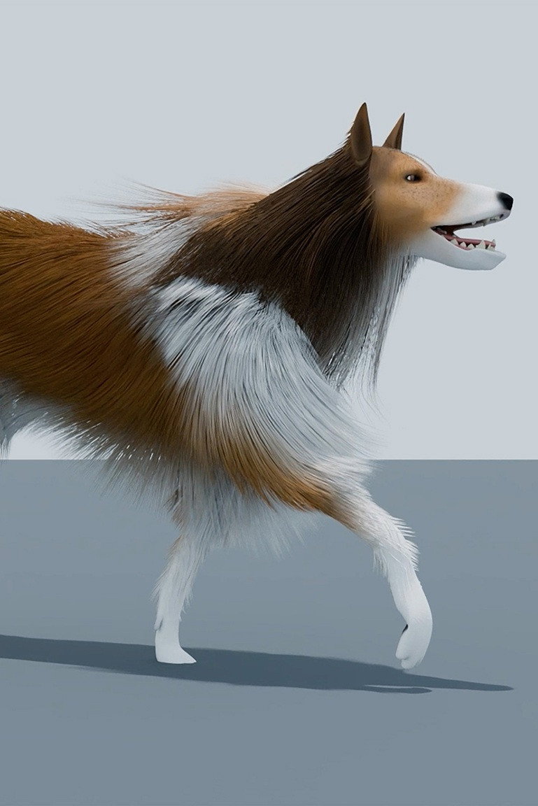 AN ANIMATED DOG READS JOHN BERGER, HARAWAY, AND KAFKA (2025) poster