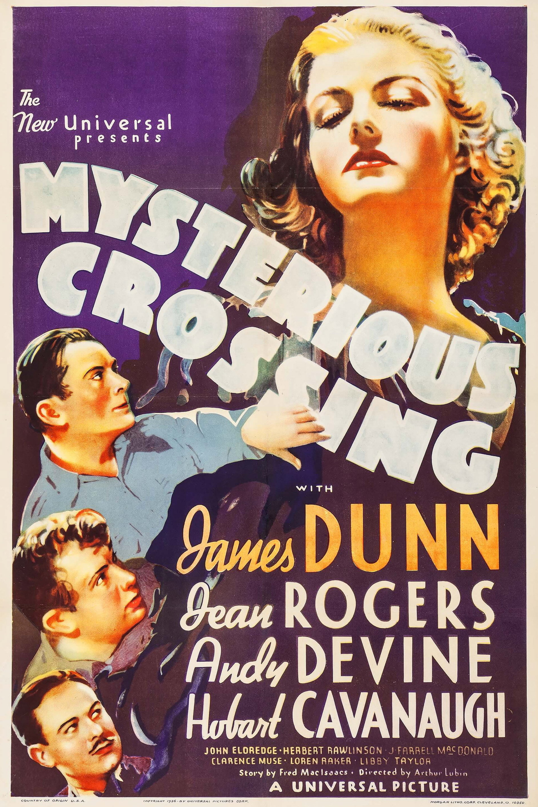 Mysterious Crossing (1936) poster