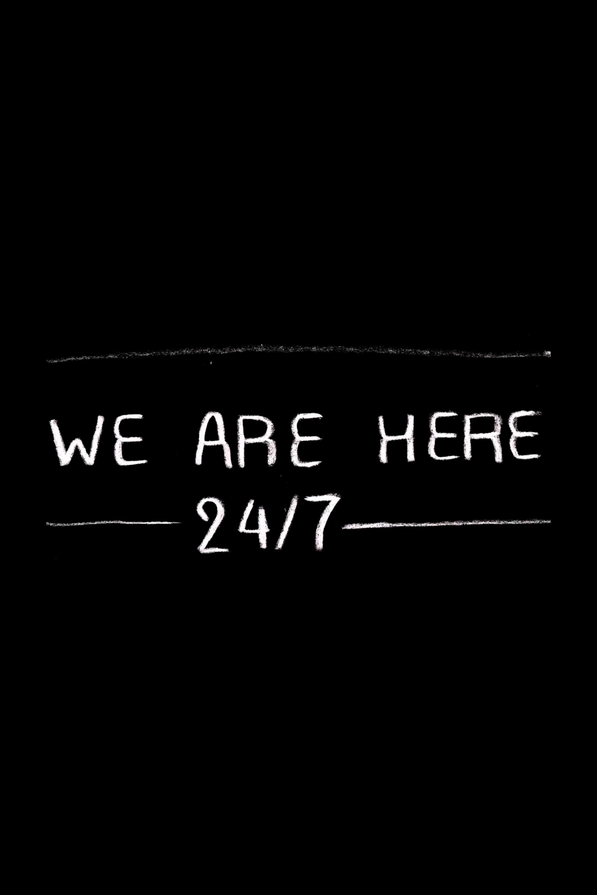 We are here 24/7 (2017) poster
