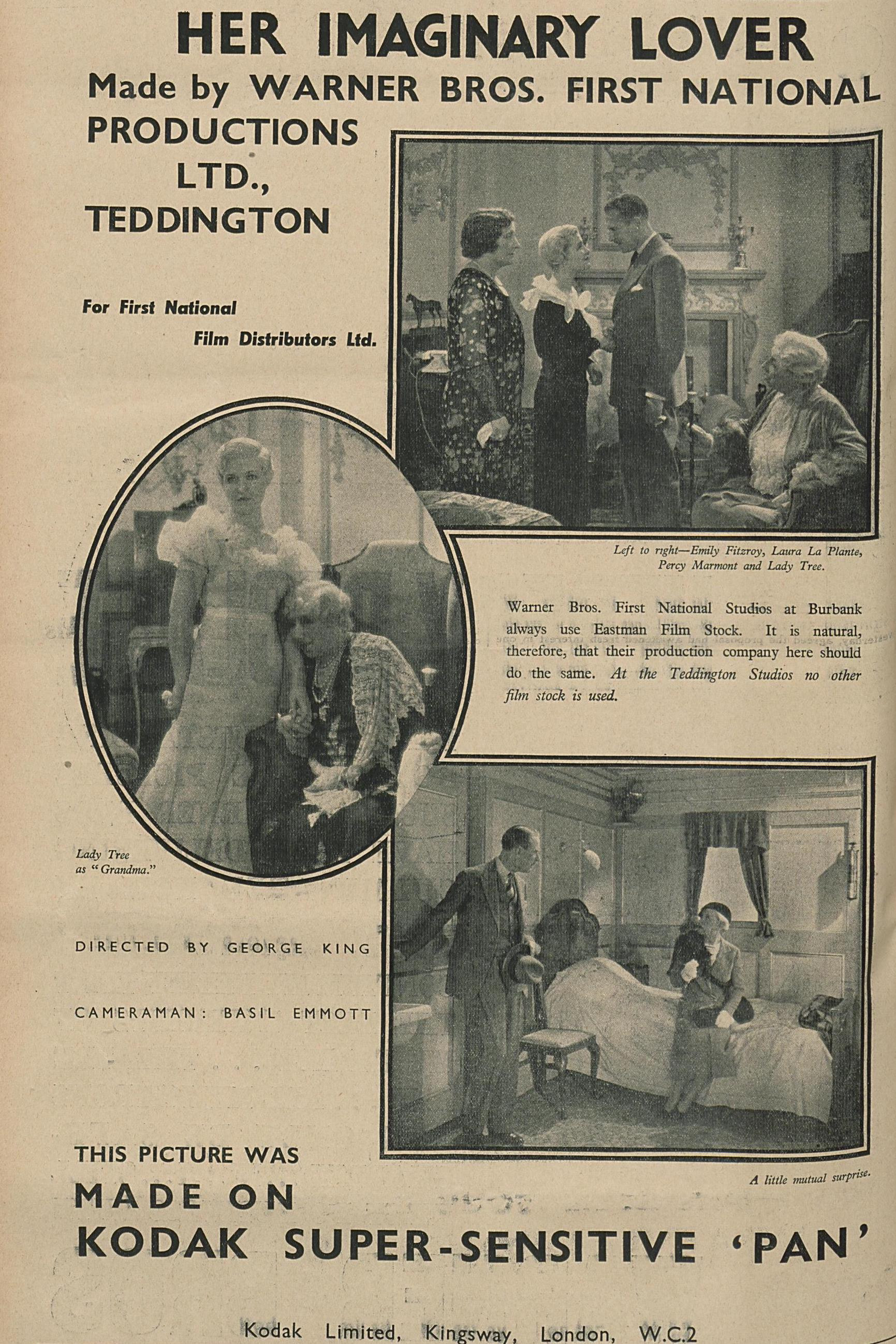 Her Imaginary Lover (1933) poster