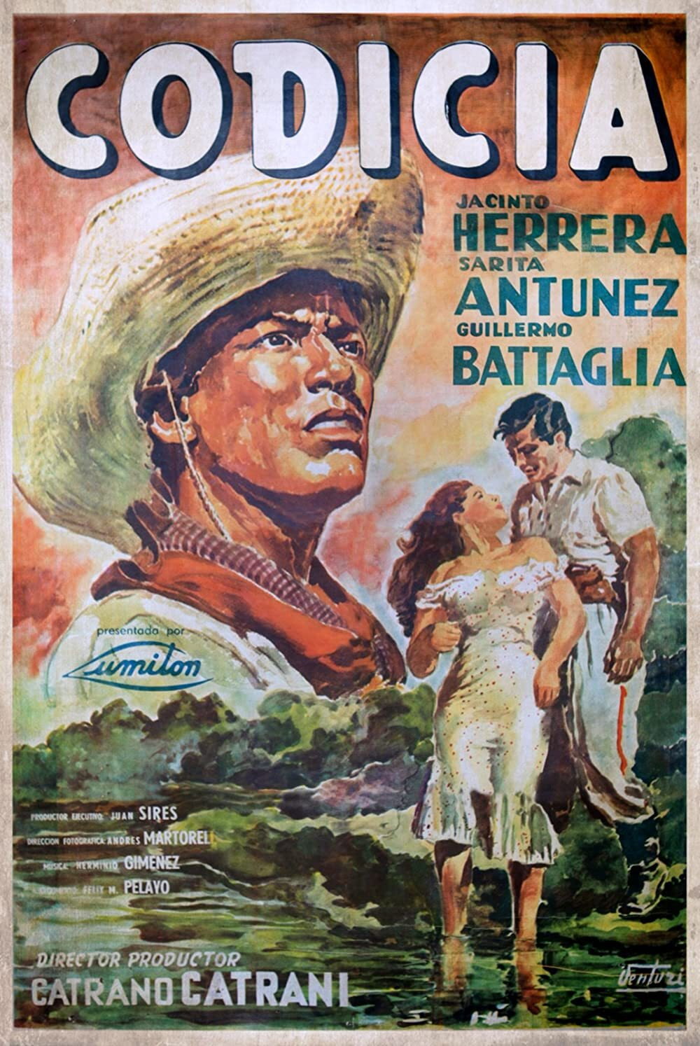 Codicia (1955) poster