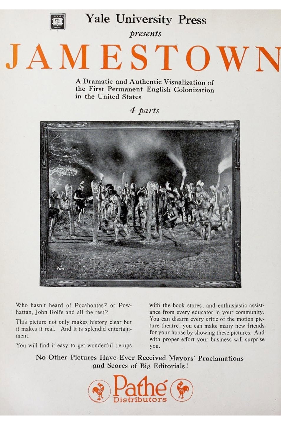 Jamestown (1923) poster