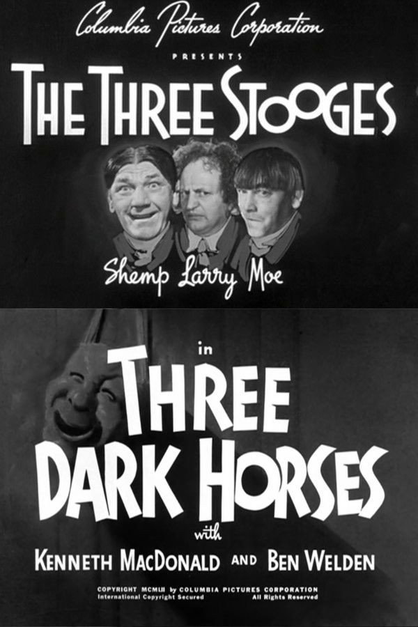 Three Dark Horses (1952) poster