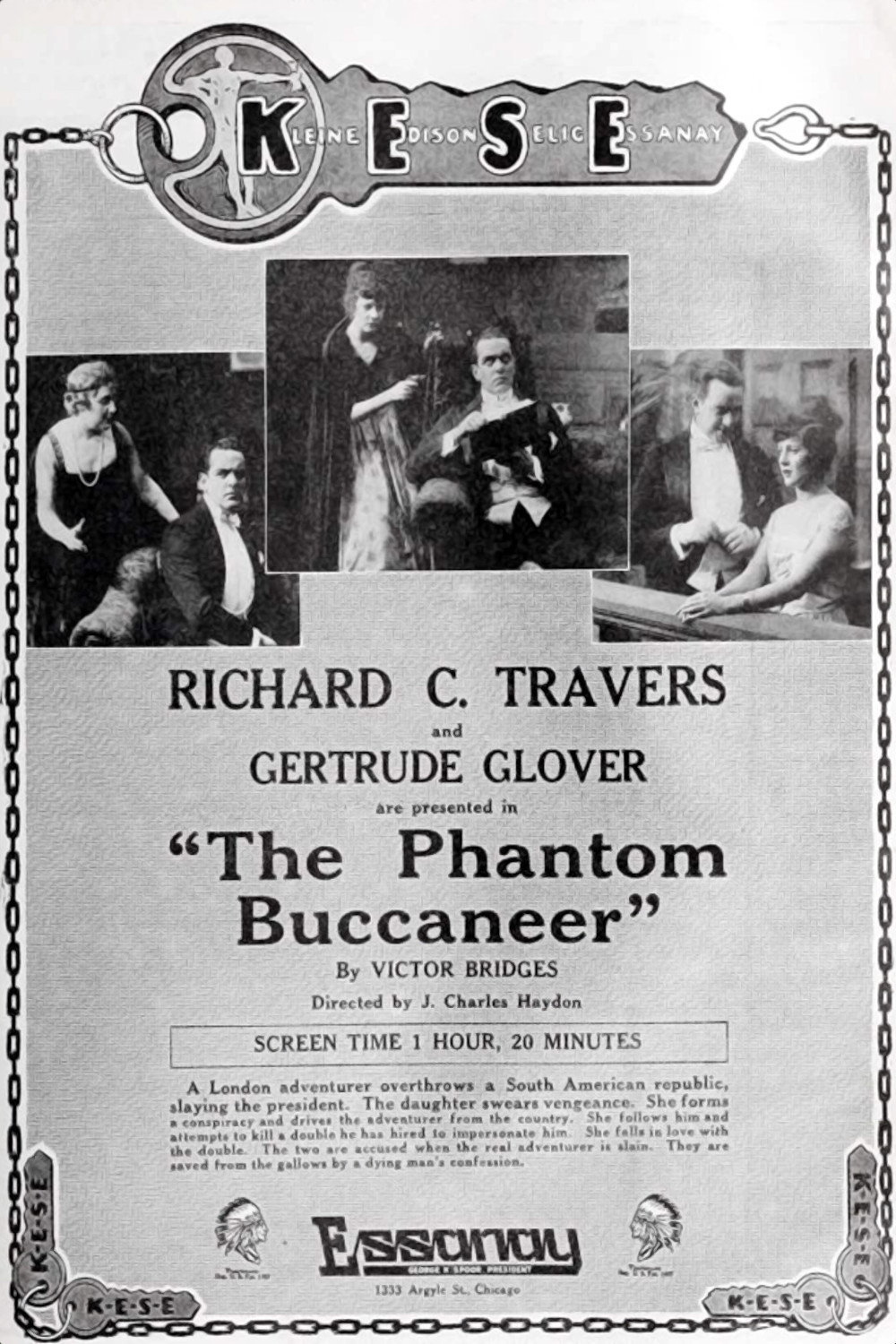 The Phantom Buccaneer (1916) poster