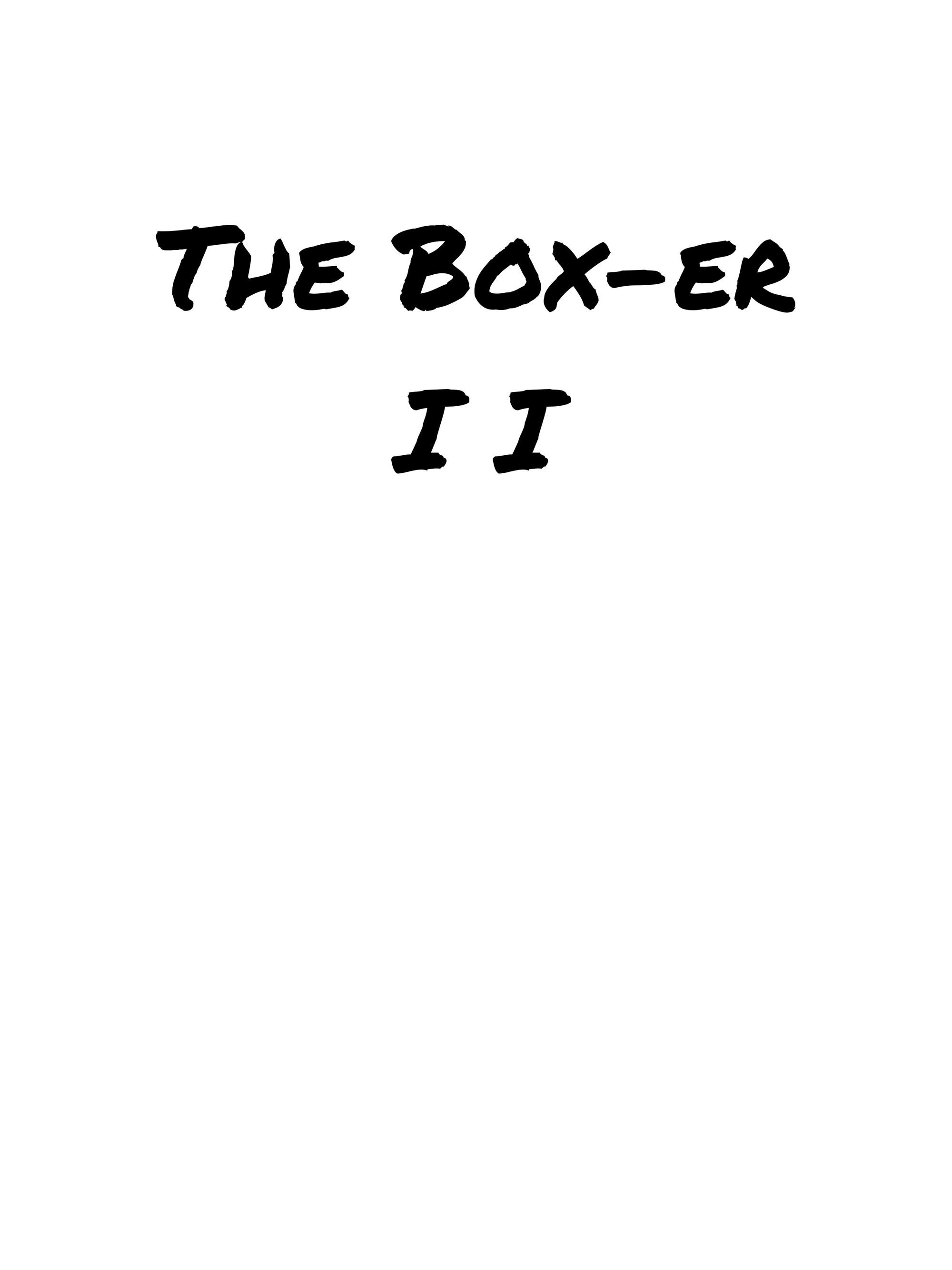 The Box-er II (2026) poster