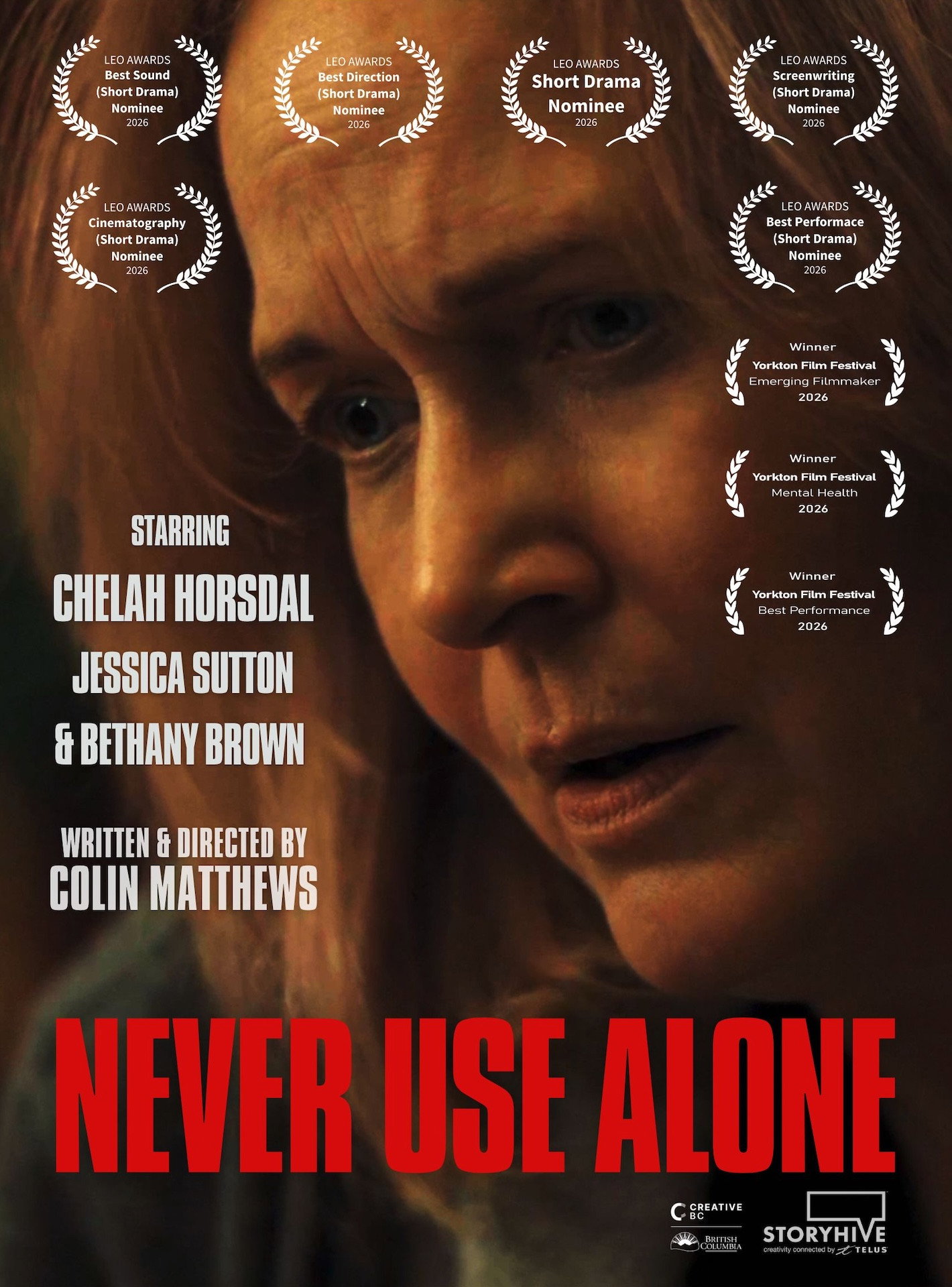 Never Use Alone (2026) poster