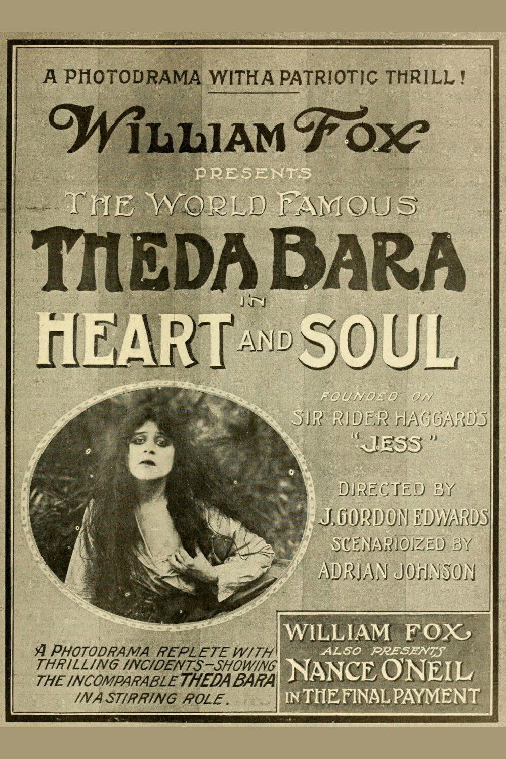 Heart and Soul (1917) poster