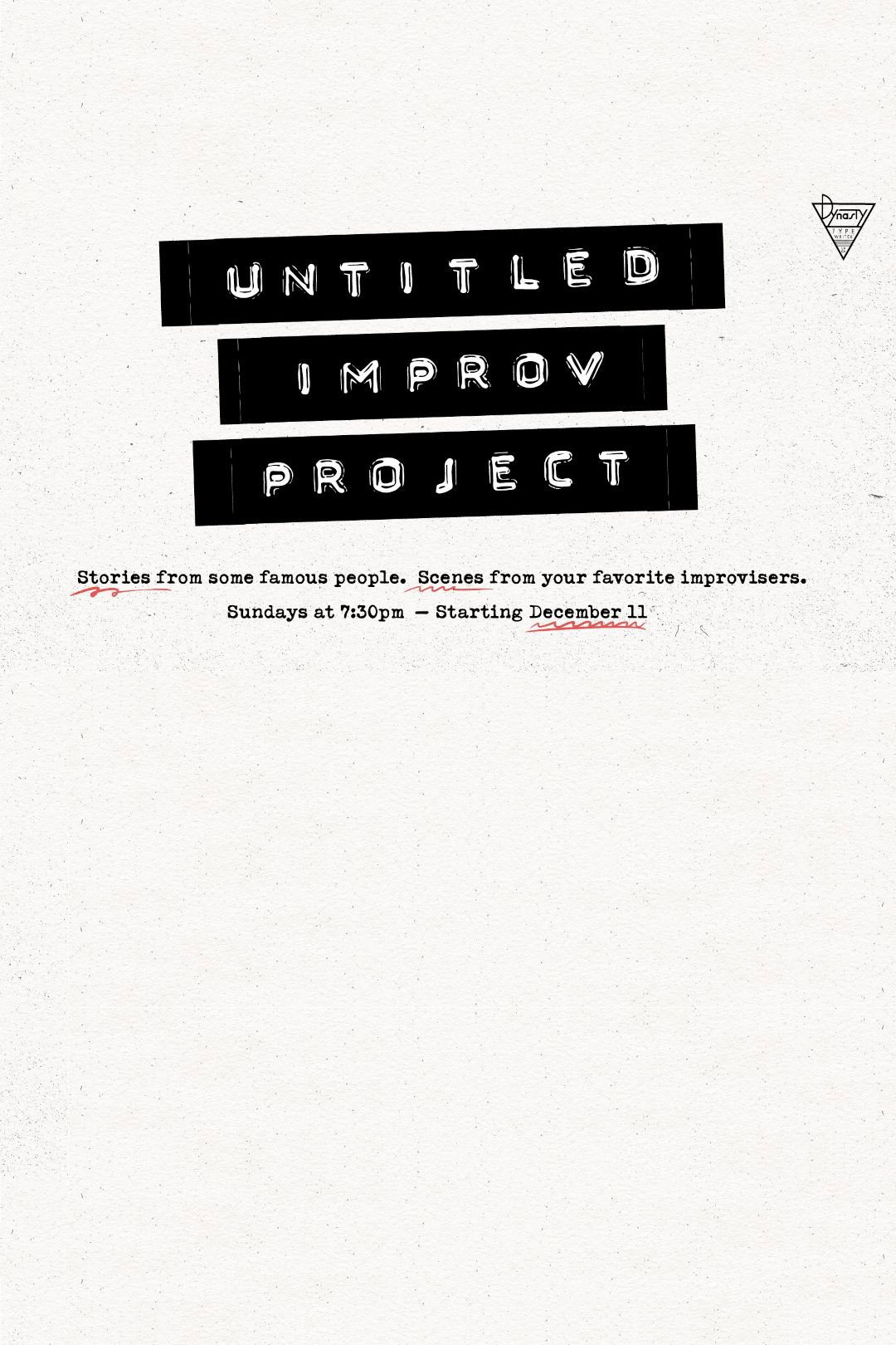 Untitled Improv Project (2022) poster