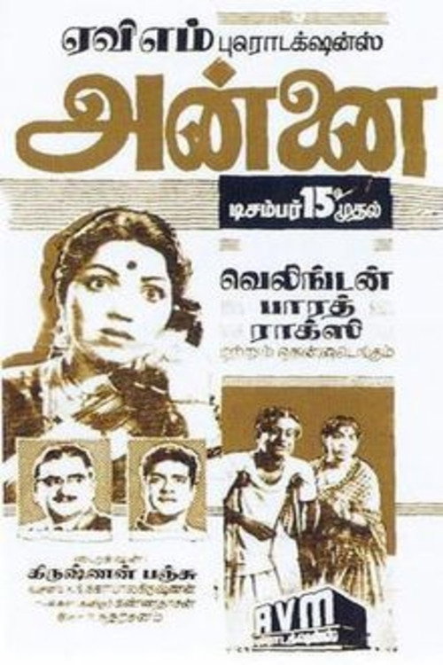 Annai (1962) poster