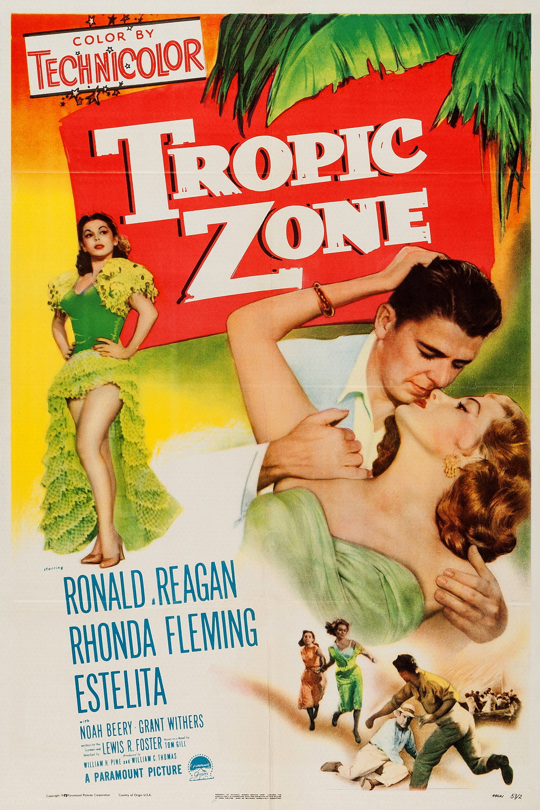 Tropic Zone (1953) poster