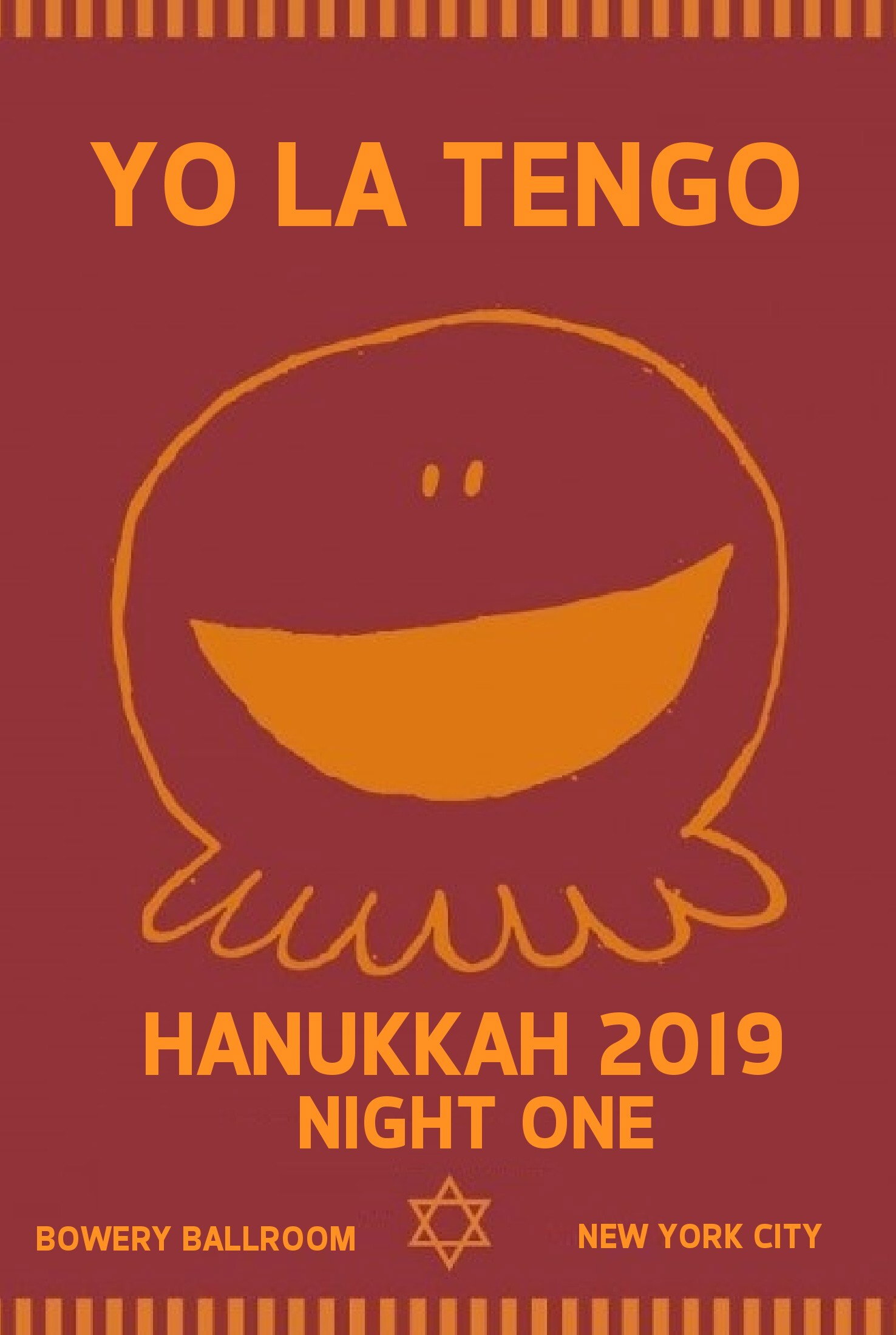 Yo La Tengo: Hanukkah 2019 - Night One (2019) poster